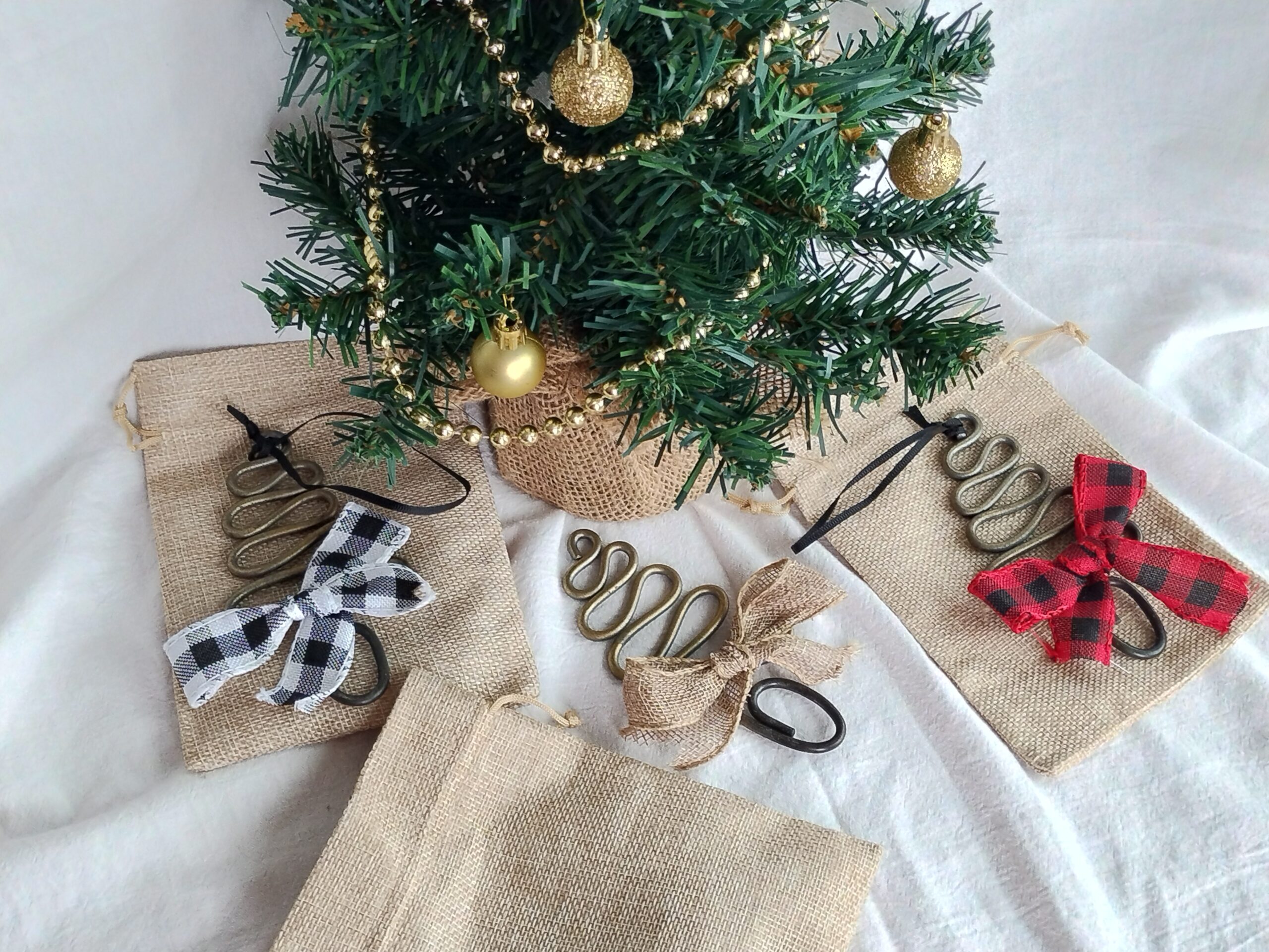 Christmas Tree Ornament - hand forged in Canada
