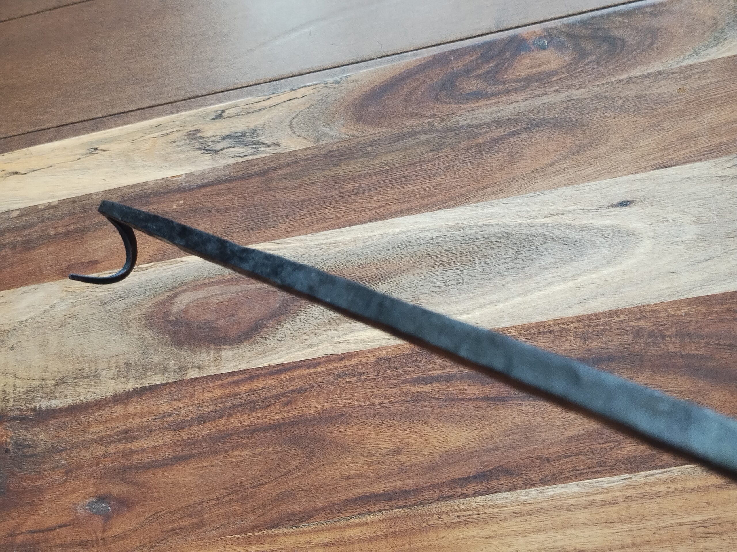 Hand forged BBQ meat flipper - Image 3